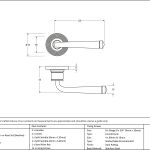 Avon Round Lever on Rose Set (Beehive) - Unsprung