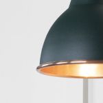 Smooth Copper Brindley Wall Light in Dingle