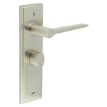 Burlington Knightsbridge Door Handles On Back Plate with Turn & Release