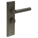 Burlington Richmond Door Handles On Back Plate with Turn & Release