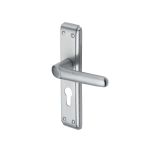 Heritage Brass - Deco Door Handle on Plate