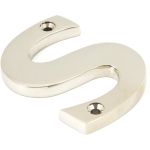 From The Anvil Polished Nickel Letter