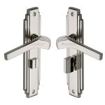 Heritage Brass - Tiffany Door Handle on Plate