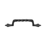M.Marcus - Matt Black Iron Twist Cabinet Pull Handle