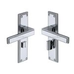Heritage Brass - Atlantis Door Handle on Plate