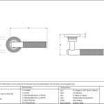 Anvil Brompton Lever on Rose Set (Beehive)