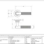 Anvil Brompton Lever on Rose Set (Plain)