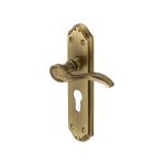Heritage Brass - Verona Small Door Handle on Plate