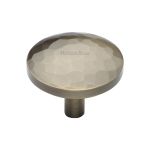 Heritage Brass - Round Hammered Cabinet Knob