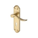 Heritage Brass - Sandown Door Handle on Plate