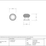 Anvil Beehive Cabinet Knob