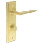 Burlington Mayfair Door Handles On Back Plate with Turn & Release