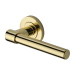 Heritage Brass - Phoenix Door Handle on Round Rose