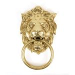Anvil Lion Head Door Knocker