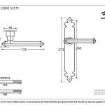 From The Anvil Tudor Lever Set