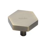 Heritage Brass - Hexagon Cabinet Knob