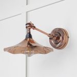 Smooth Copper Flora Wall Light
