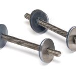 Satin SS (304) 100mm Back to Back Fixings for T Bar (2)