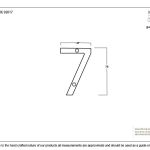 From The Anvil Aged Bronze Numeral