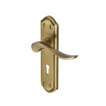 Heritage Brass - Sandown Door Handle on Plate