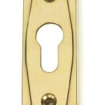 Round Euro Escutcheon (Art Deco)