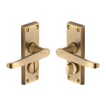 Heritage Brass - Victoria Short Door Handle on Plate