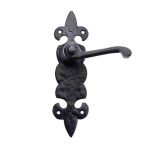 Black Antique Ornate Lever