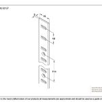 Black Flat Bookcase Strip 1.83m