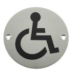 Stainless Steel Disabled Symbol