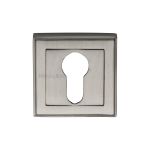 Heritage Brass - Euro Profile Cylinder Escutcheon Square - DEC7020