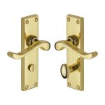 Heritage Brass - Bedford Door Handle on Plate