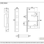 Anvil 5 Lever Heavy Duty BS Sash Lock KA