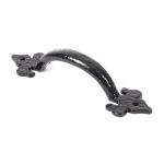 Black Cast 6" Fleur De Lys Pull Handle