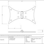 From The Anvil Butterfly Hinge (pair)