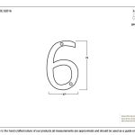 From The Anvil Aged Bronze Numeral
