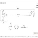 Anvil Forged Cabin Hook