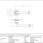 Avon Round Lever on Rose Set (Plain)