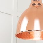 Hammered Copper Brindley Cluster Pendant
