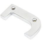From The Anvil Satin Chrome Letter