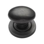 M.Marcus - Rustic Bronze Oval Cabinet Knob on Rose