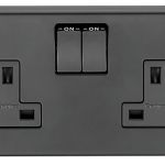 MB Double 13 Amp Switched Socket