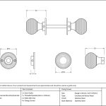 Anvil Heavy Beehive Mortice/Rim Knob Set