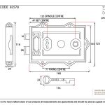 Iron Davenport Rim Lock