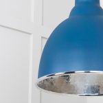 Hammered Nickel Brindley Cluster Pendant in Upstream