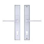Heritage Brass - Gio LH Door Handle on Plate