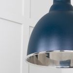 Smooth Nickel Brindley Cluster Pendant in Dusk
