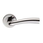Polished Chrome Serozzetta Cuatro Lever on Round Rose