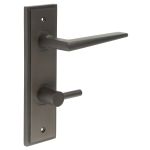 Burlington Mayfair Door Handles On Back Plate with Turn & Release