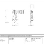 Anvil Beehive Escutcheon
