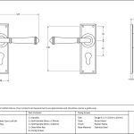 From The Anvil Regency Lever on Backplate Set